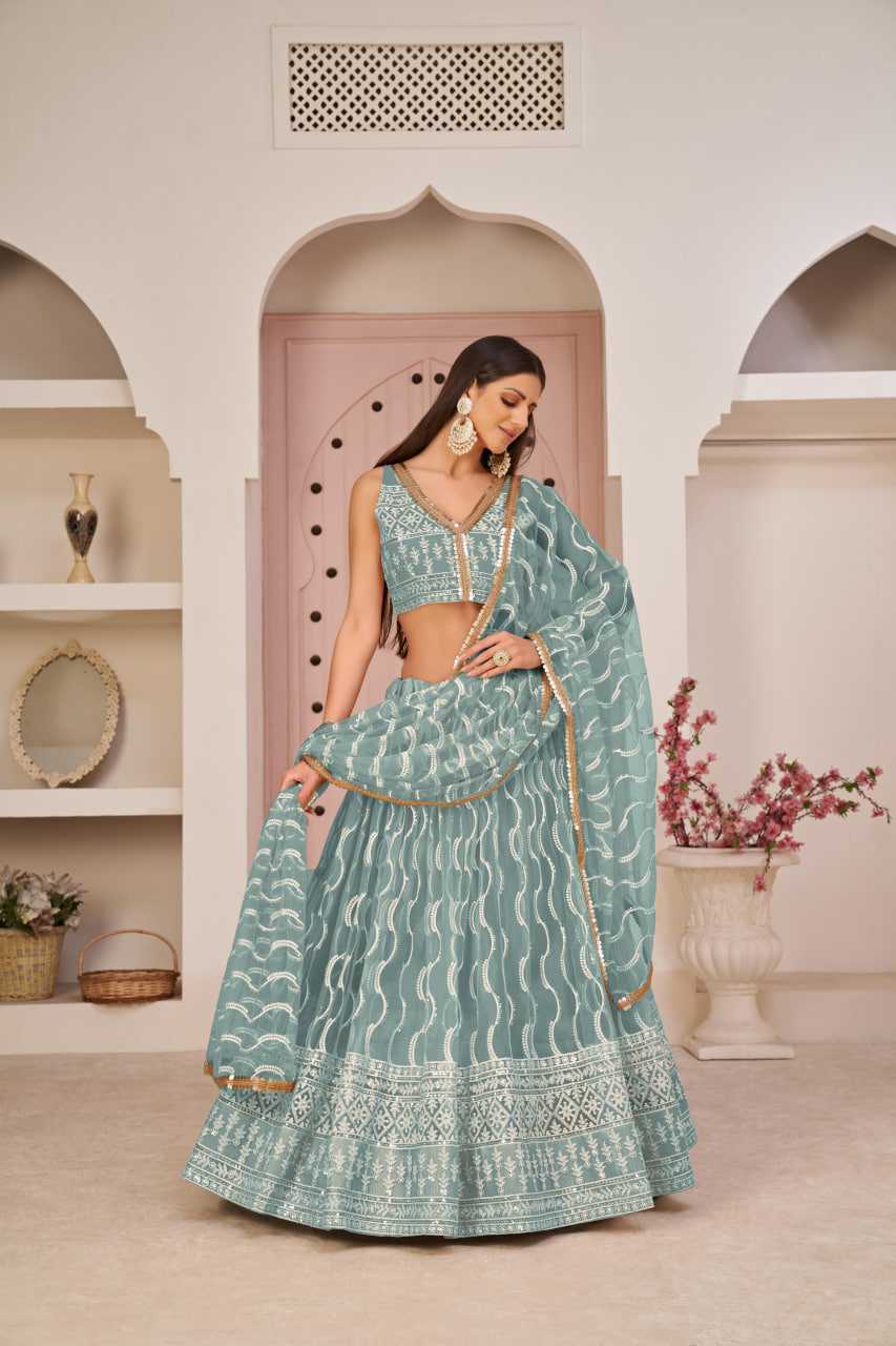 Ynf Butterfly Net KESH648 1191 Lehengas Wedding Collections Wholesale Embroidered Lehenga Net Lehenga Choli Zari Work Lehenga Manufacturer- Kapda Export