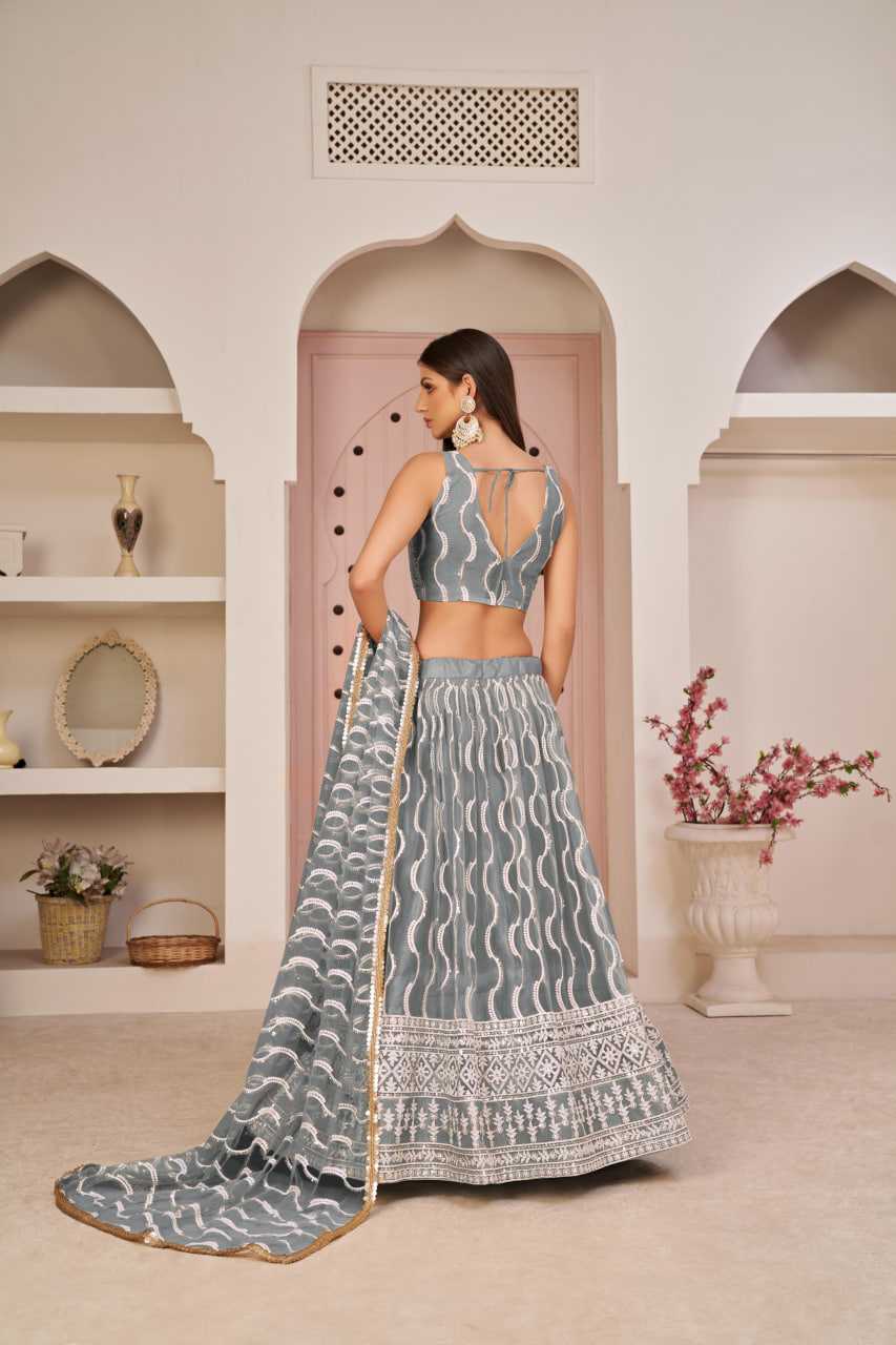 Ynf Butterfly Net KESH648 1191 Lehengas Wedding Collections Wholesale Embroidered Lehenga Net Lehenga Choli Zari Work Lehenga Manufacturer- Kapda Export