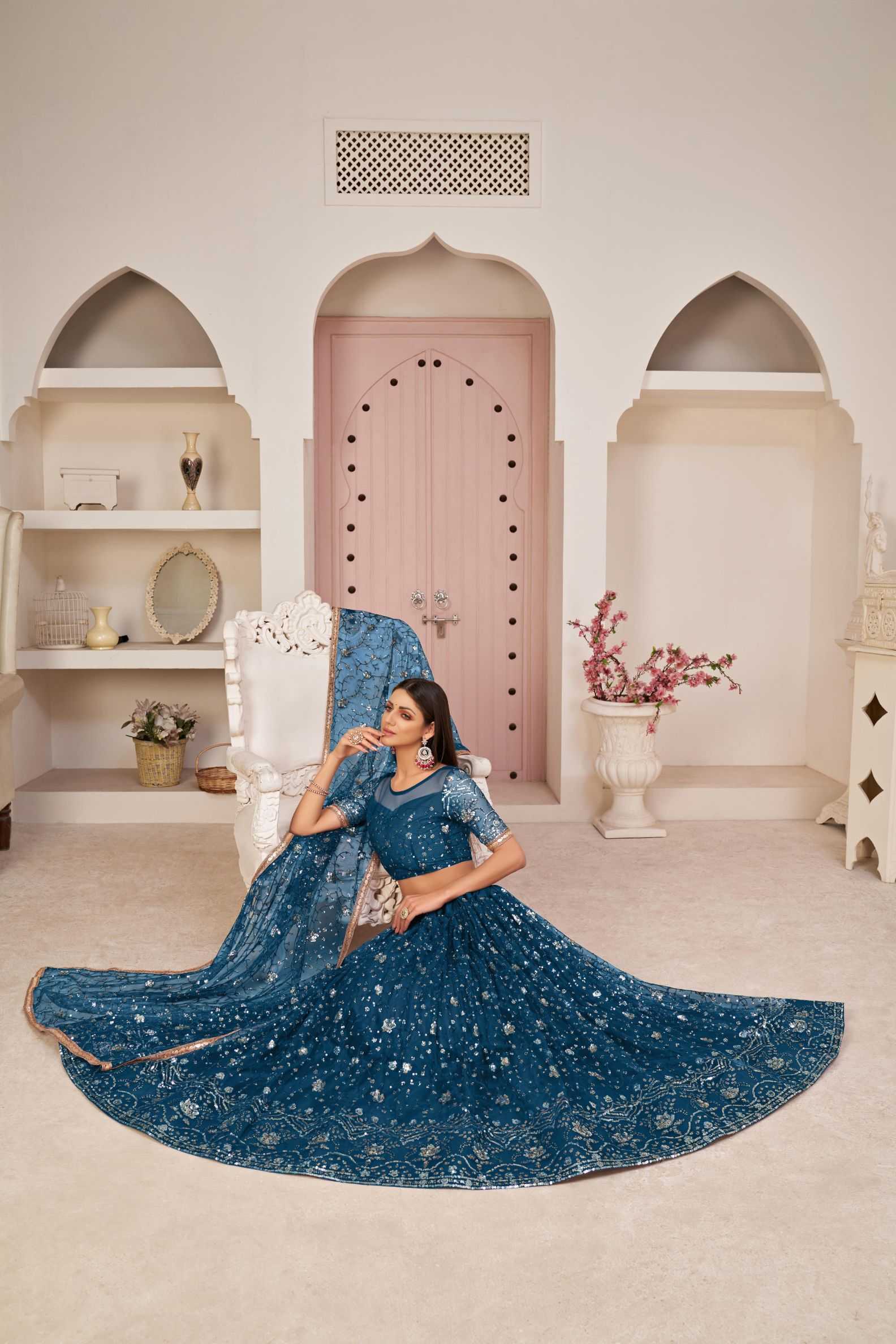 Ynf Butterfly Net KESH648 1193 Lehengas Wedding Collections Wholesale Net Lehenga Choli Designer Lehenga Choli Wedding Outfits Manufacturer- Kapda Export