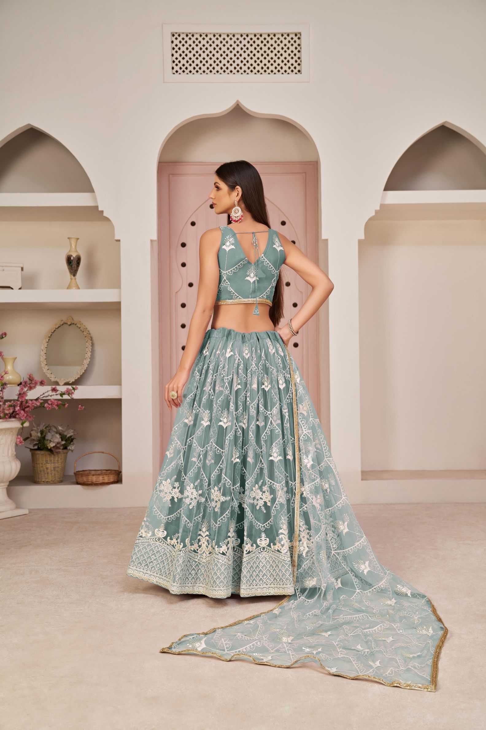Ynf Butterfly Net KESH648 1193 Lehengas Wedding Collections Wholesale Net Lehenga Choli Designer Lehenga Choli Wedding Outfits Manufacturer- Kapda Export