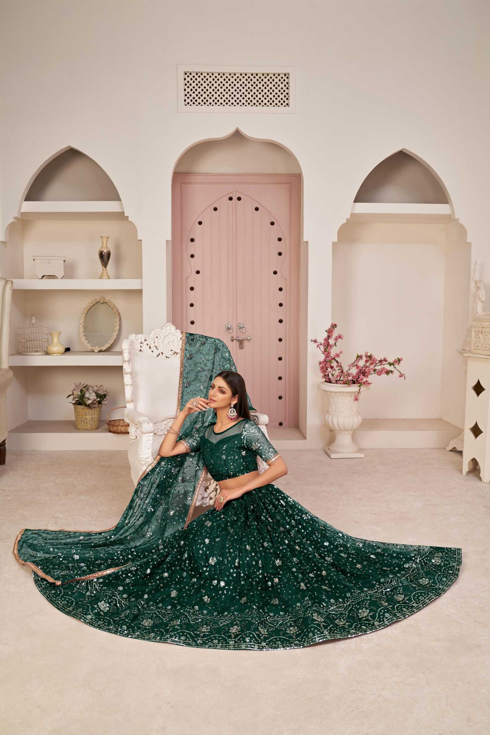 Ynf Butterfly Net KESH648 1193 Lehengas Wedding Collections Wholesale Net Lehenga Choli Designer Lehenga Choli Wedding Outfits Manufacturer- Kapda Export
