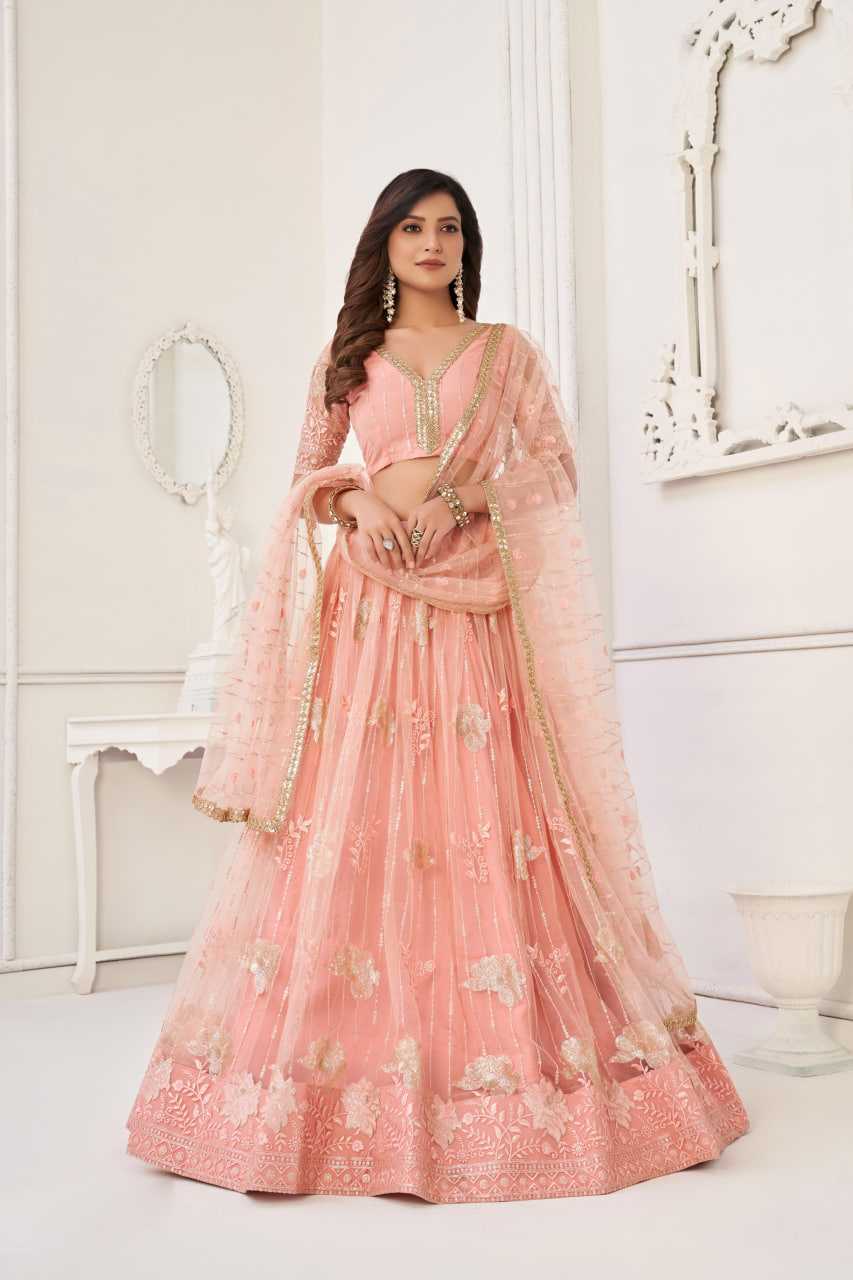 Ynf Butterfly Net KESH648 1198 Lehengas Wedding Collections Wholesale Designer Lehenga Net Lehenga Choli Lehenga With Blouse Manufacturer- Kapda Export