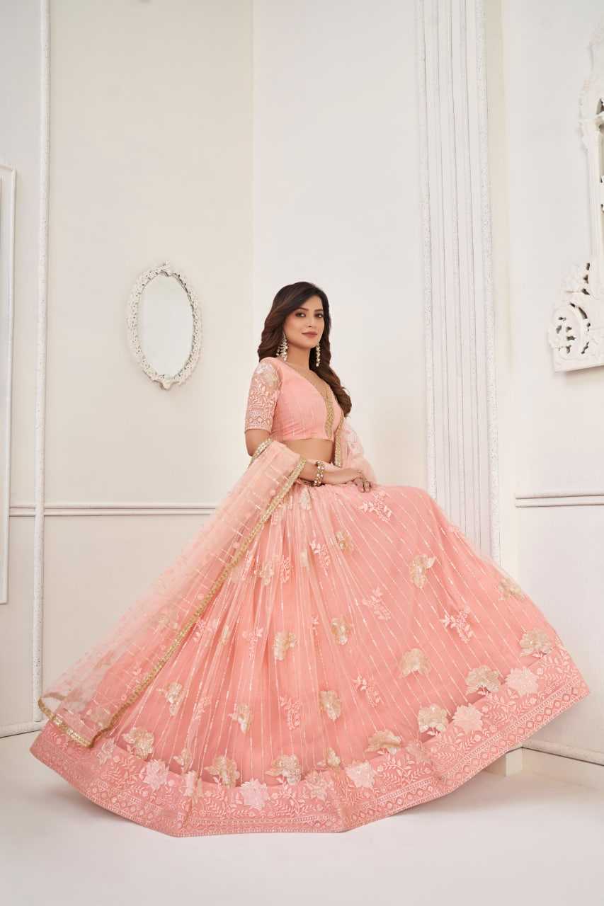 Ynf Butterfly Net KESH648 1198 Lehengas Wedding Collections Wholesale Designer Lehenga Net Lehenga Choli Lehenga With Blouse Manufacturer- Kapda Export