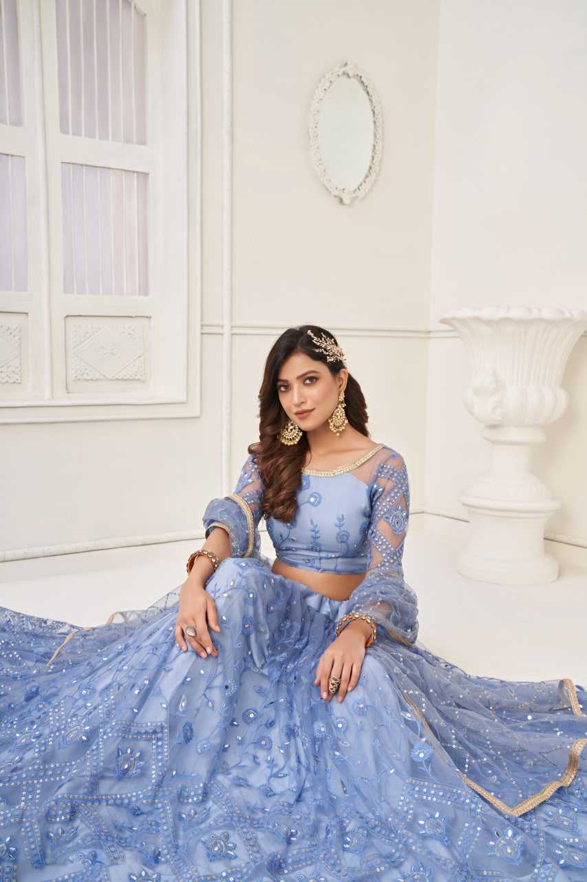 Ynf Butterfly Net KESH648 1198 Lehengas Wedding Collections Wholesale Designer Lehenga Net Lehenga Choli Lehenga With Blouse Manufacturer- Kapda Export