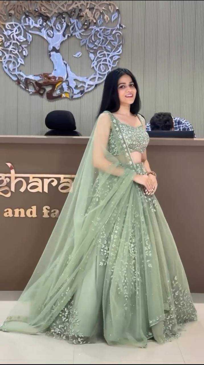 Ynf Butterfly Net RIN162 391 Lehengas Wholesale Wedding Lehenga Net Lehenga Choli Designer Lehenga Choli Manufacturer- Kapda Export