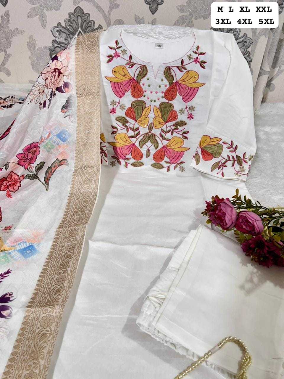 Ynf Chanderi Silk KESH594 SYAHI Suits & Dresses Islamic Clothing Plus Size Collections Wholesale Pakistani Suits Chanderi Suit Designer Suits Manufacturer- Kapda Export