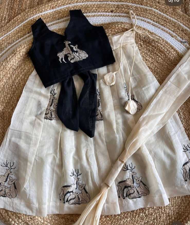 Ynf Chanderi Silk RIN235 chandri Kids Wear Wholesale Kids Lehenga Girls Ethnic Wear Kids Party Wear Ethnic Manufacturer- Kapda Export