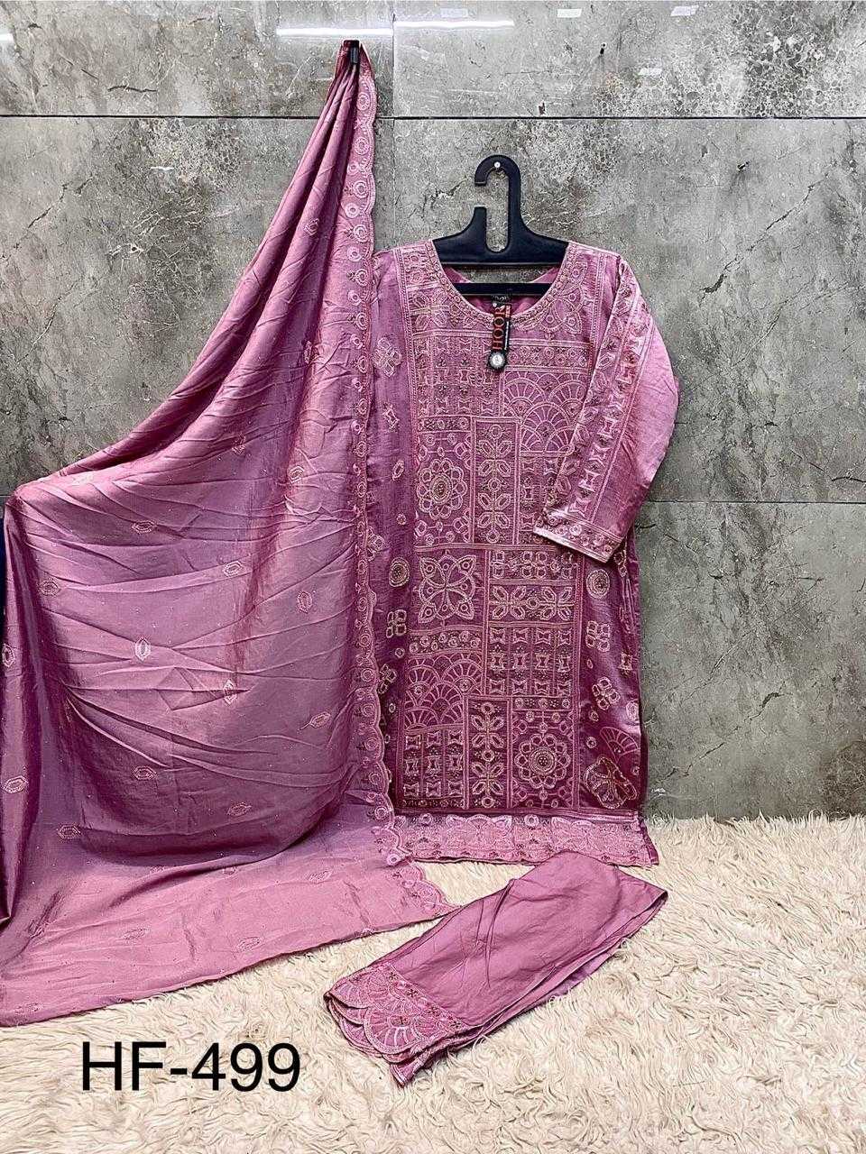 Ynf Chinon KESH677 HF-499 Suits & Dresses Islamic Clothing Festive Collections Wholesale Pakistani Suits Afghani Suits Kashmiri Suits Manufacturer- Kapda Export