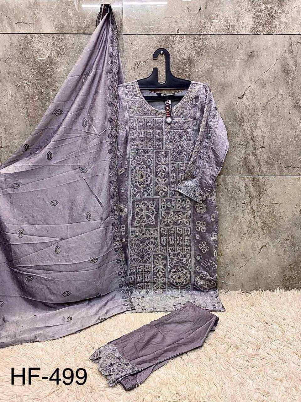 Ynf Chinon KESH677 HF-499 Suits & Dresses Islamic Clothing Festive Collections Wholesale Pakistani Suits Afghani Suits Kashmiri Suits Manufacturer- Kapda Export