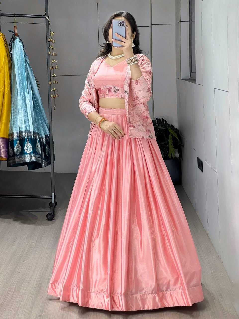 Ynf Chinon RIN119 8234 Lehengas Wholesale Wedding Lehenga Lehenga For Reception Jacket Style Lehenga Manufacturer- Kapda Export