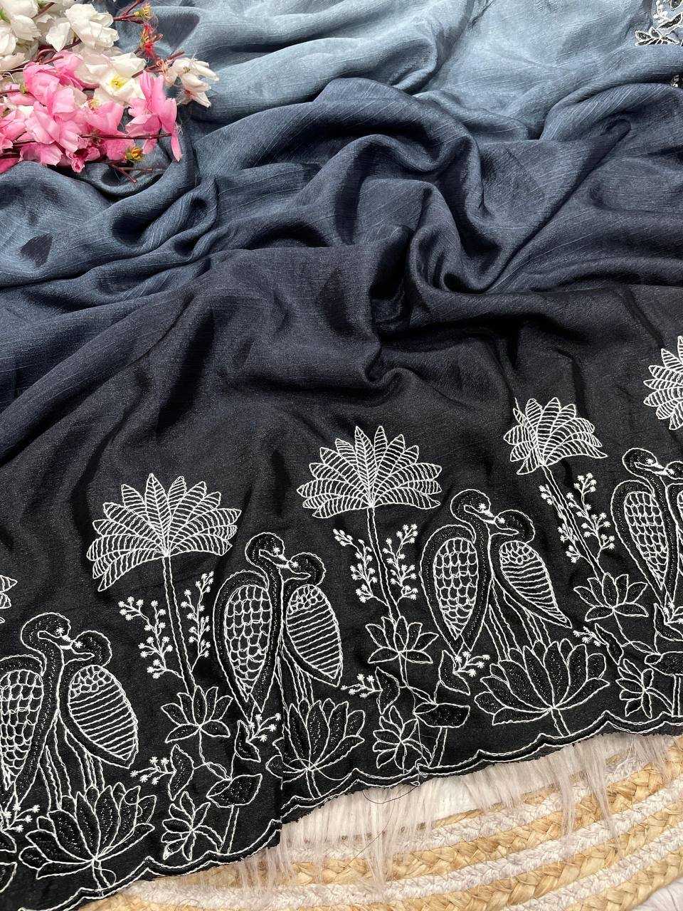 Ynf Chinon RIN230 671 Sarees Wholesale Indian Sarees Festive Sarees Pink Sarees Manufacturer- Kapda Export