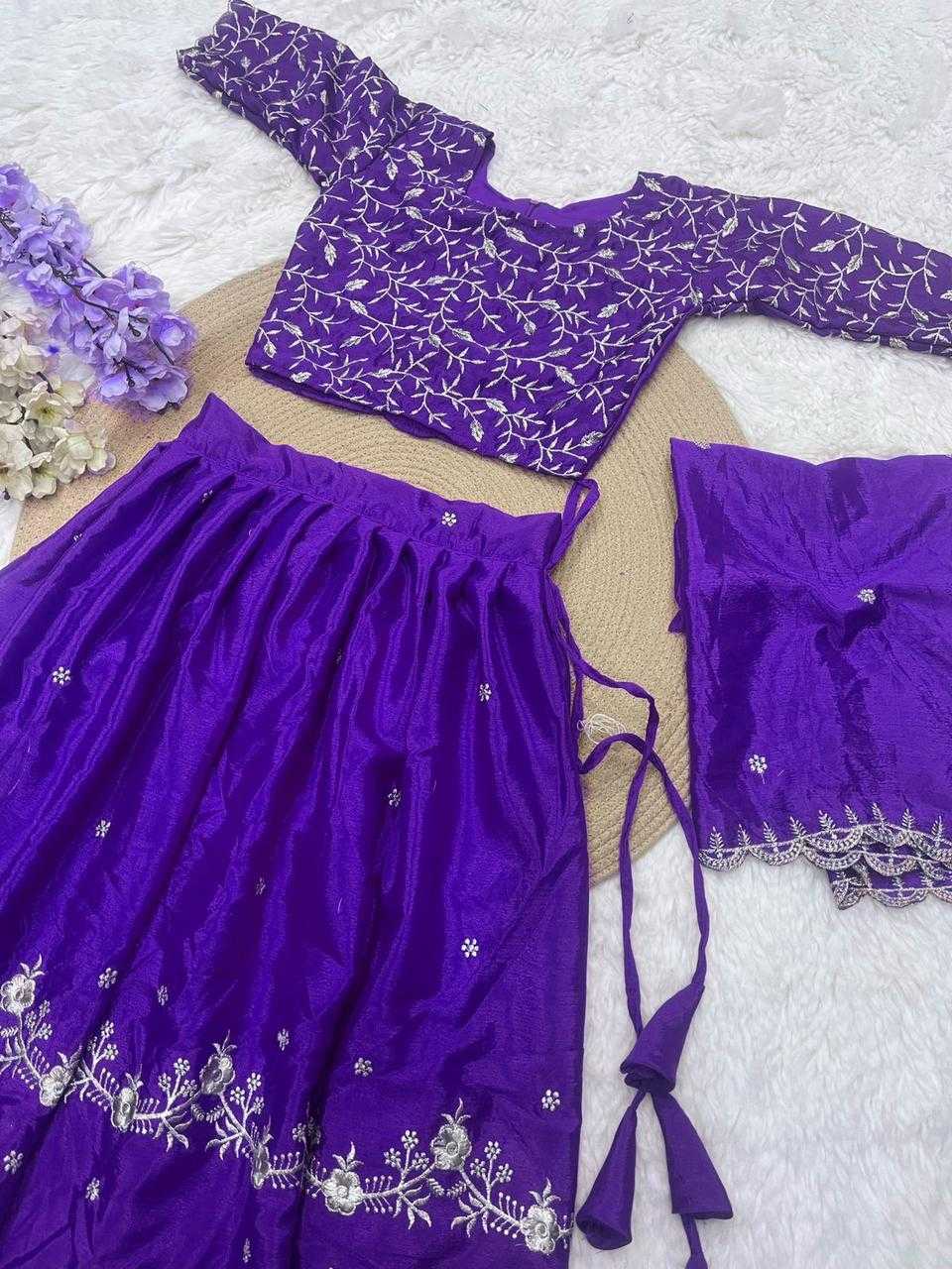 Ynf Chinon RIN235 chinon febric Kids Wear Wholesale Kids Ethnic Wear Kids Lehenga Choli Kids Festive Wear Manufacturer- Kapda Export