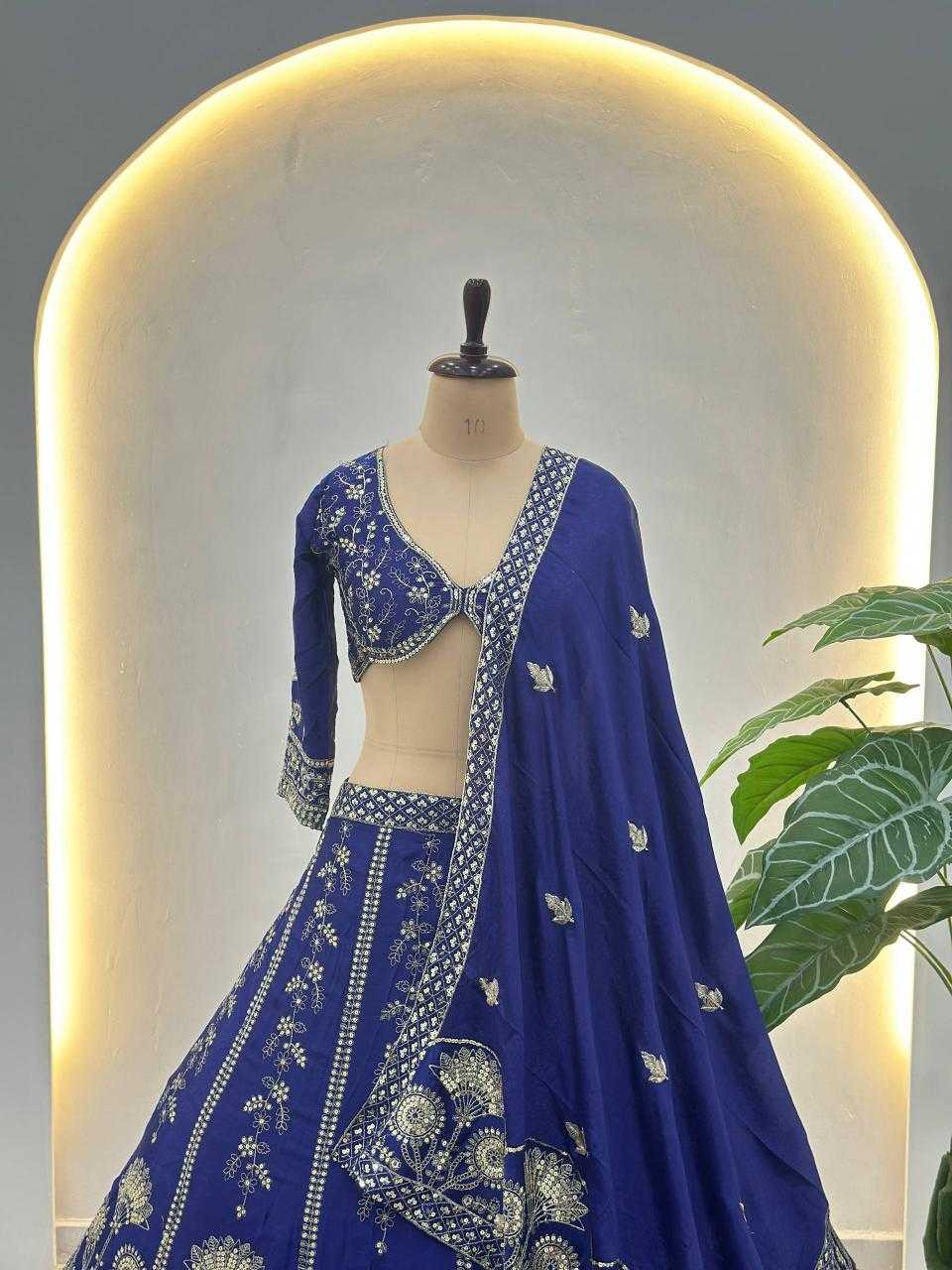 Ynf Chinon Silk KESH533 CHECKS PAITHANI Lehengas Wholesale Bridal Lehenga Wedding Lehenga Designer Lehenga Choli Manufacturer- Kapda Export