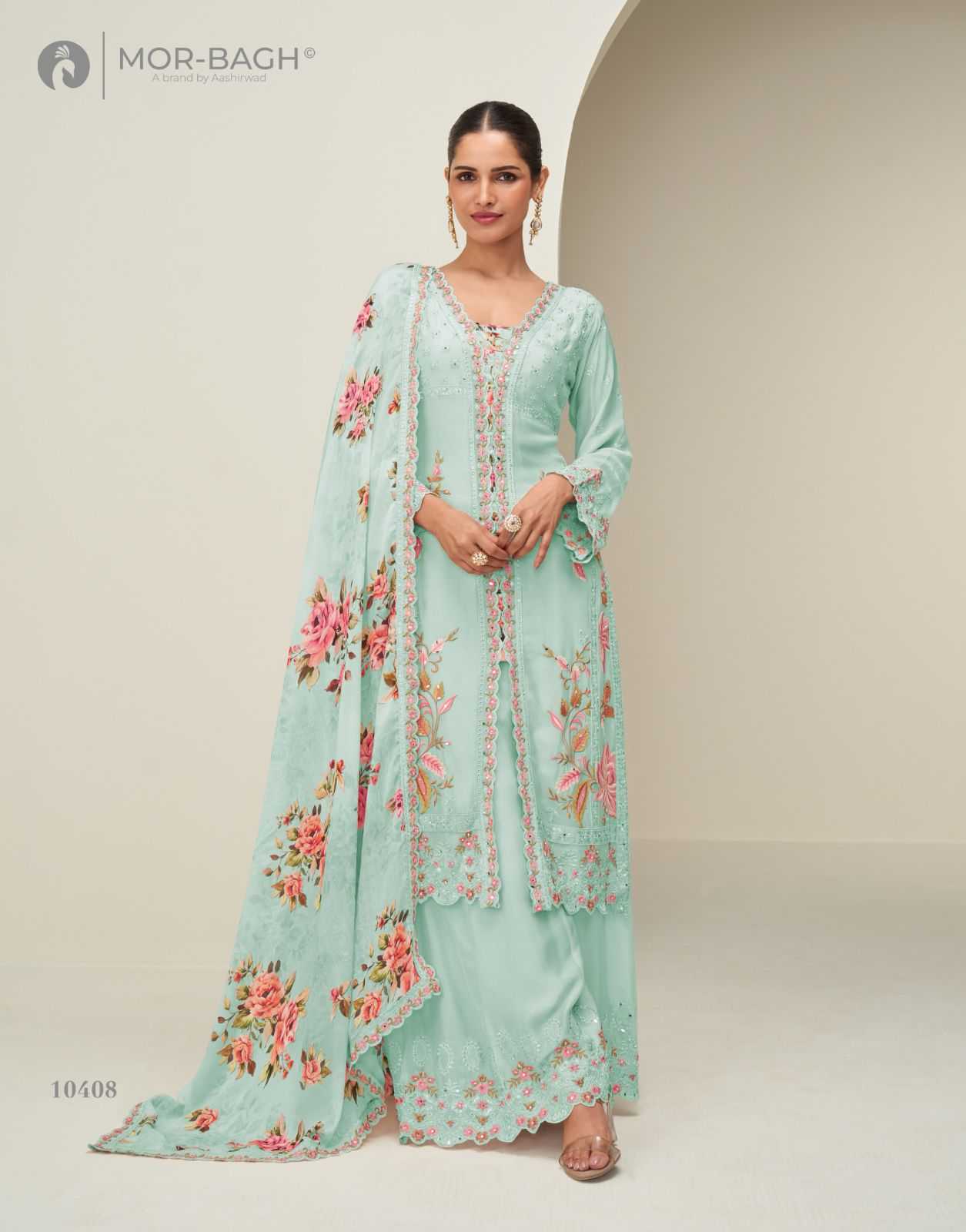 Ynf Chinon Silk KESH587 HIDAYA Suits & Dresses Wholesale Party wear suits Designer Suits Ethnic Dresses Manufacturer- Kapda Export