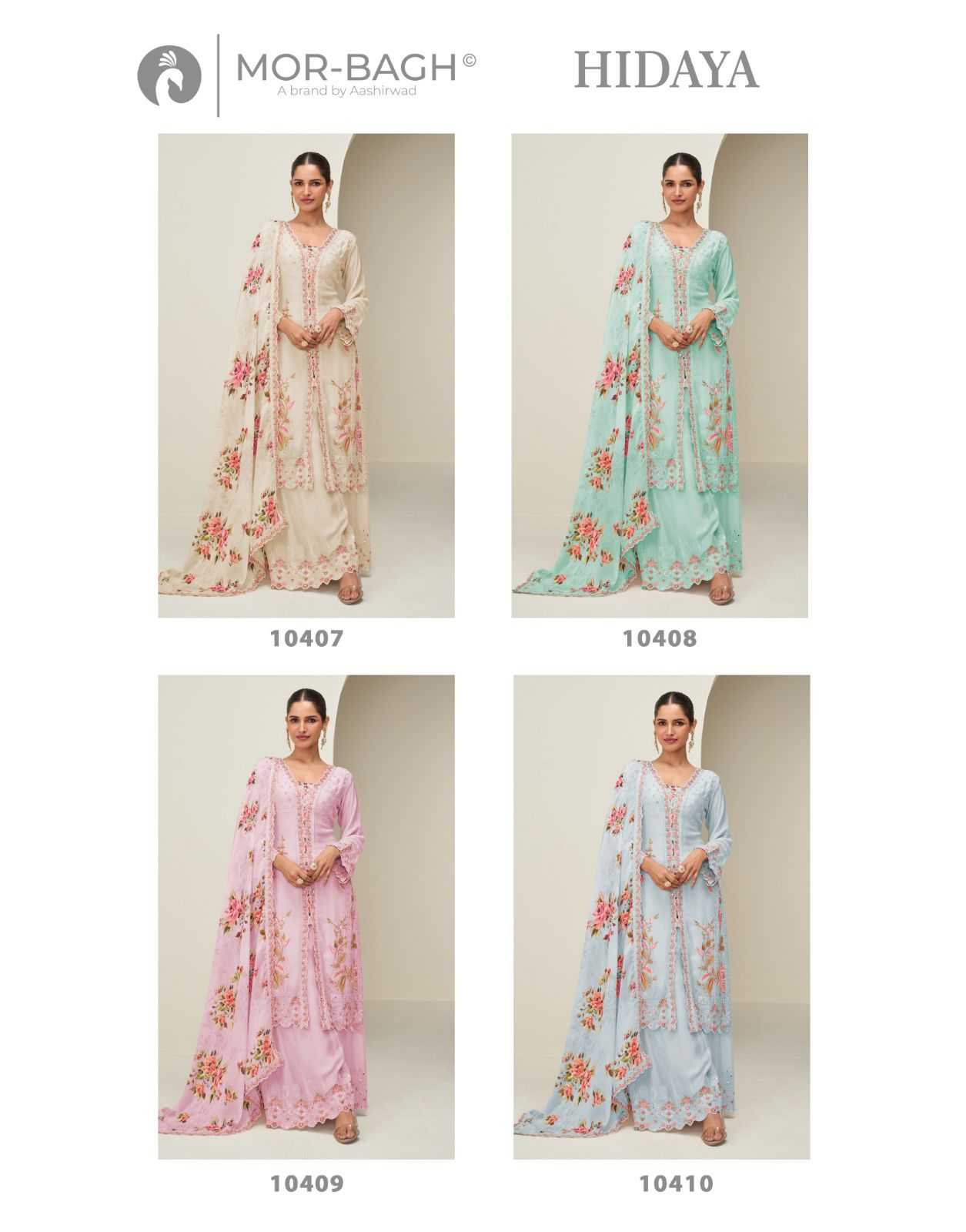 Ynf Chinon Silk KESH587 HIDAYA Suits & Dresses Wholesale Party wear suits Designer Suits Ethnic Dresses Manufacturer- Kapda Export