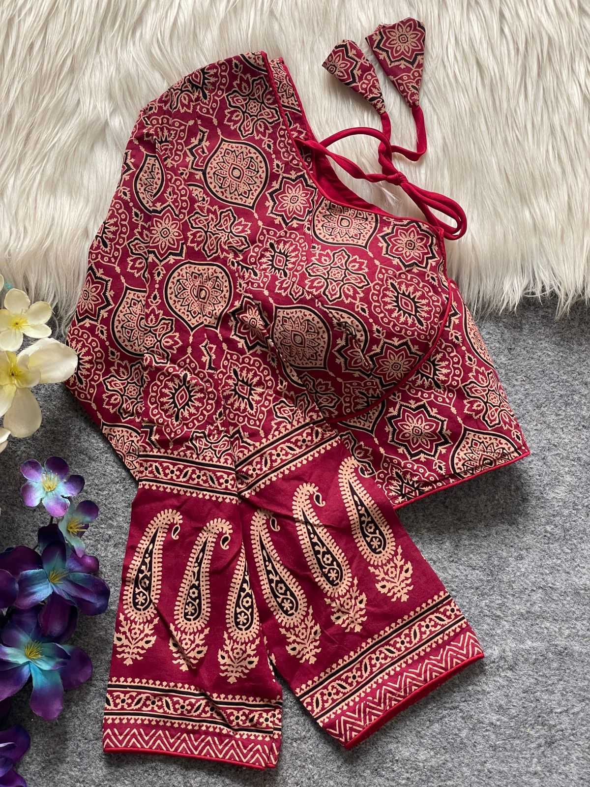 Ynf Cotton KESH426 158 Readymade Blouses Festive Collections Wholesale V-Neck Blouses Cotton Blouse Fashion Blouse Manufacturer- Kapda Export