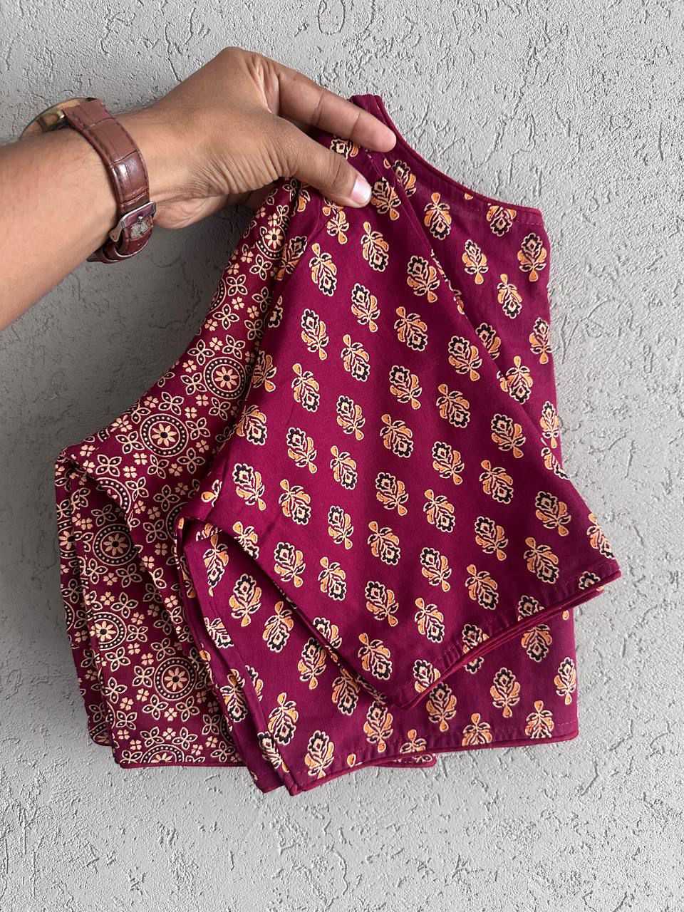 Ynf Cotton KESH426 6060 (06) Readymade Blouses Festive Collections Wholesale Printed Blouse Cotton Blouse Fashion Blouse Manufacturer- Kapda Export