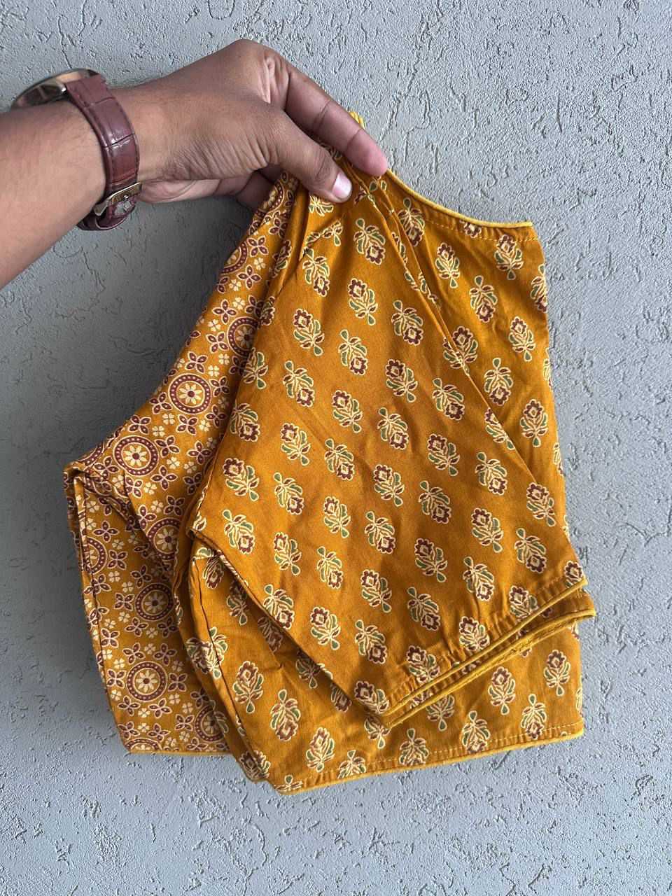 Ynf Cotton KESH426 6060 (06) Readymade Blouses Festive Collections Wholesale Printed Blouse Cotton Blouse Fashion Blouse Manufacturer- Kapda Export