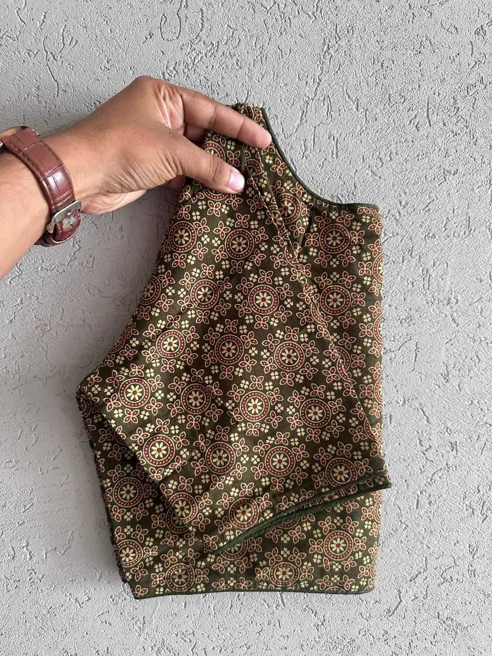 Ynf Cotton KESH426 6060 (06) Readymade Blouses Festive Collections Wholesale Printed Blouse Cotton Blouse Fashion Blouse Manufacturer- Kapda Export