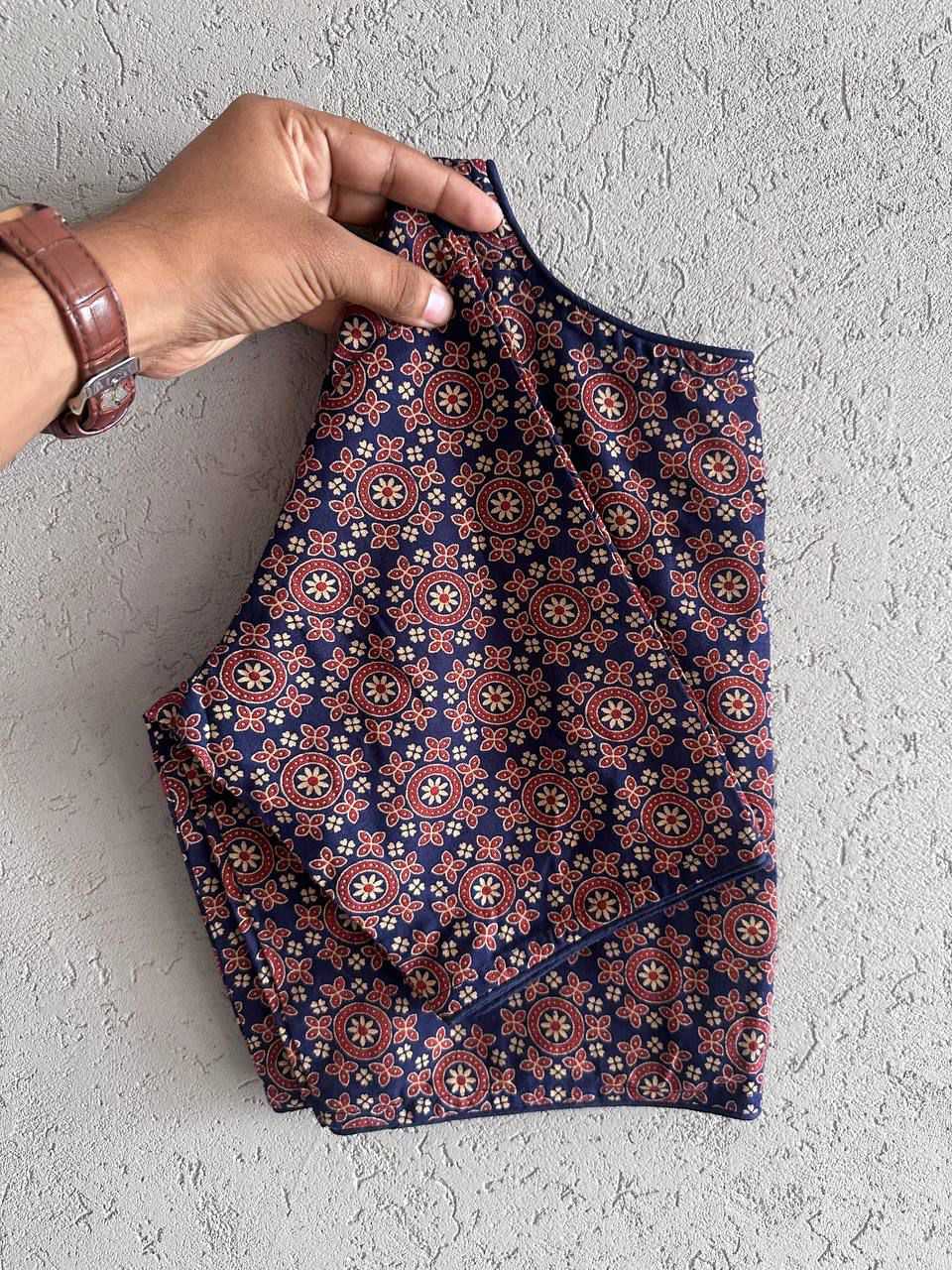 Ynf Cotton KESH426 6060 (06) Readymade Blouses Festive Collections Wholesale Printed Blouse Cotton Blouse Fashion Blouse Manufacturer- Kapda Export