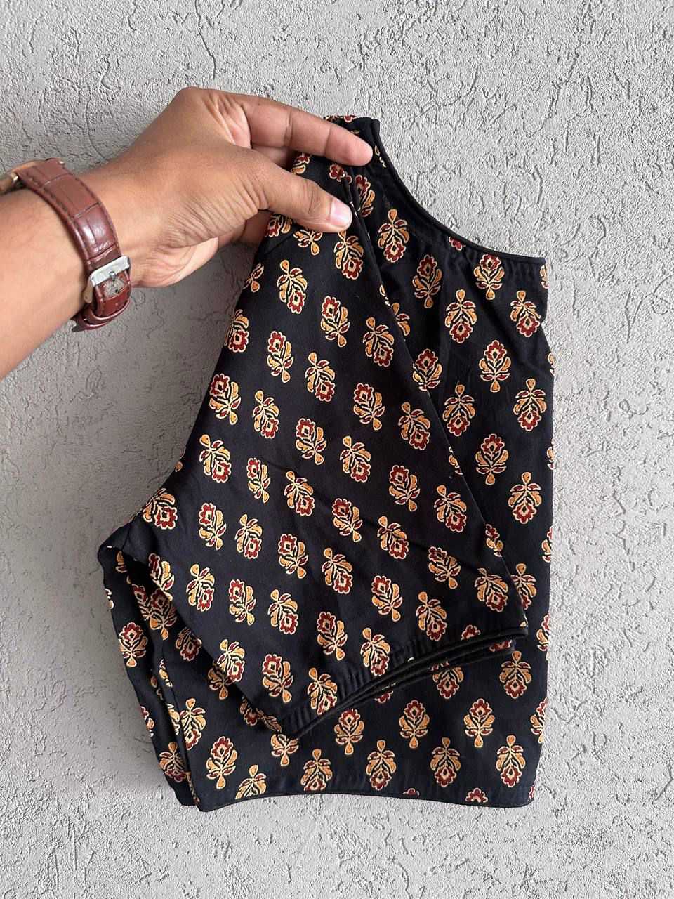 Ynf Cotton KESH426 6060 (06) Readymade Blouses Festive Collections Wholesale Printed Blouse Cotton Blouse Fashion Blouse Manufacturer- Kapda Export