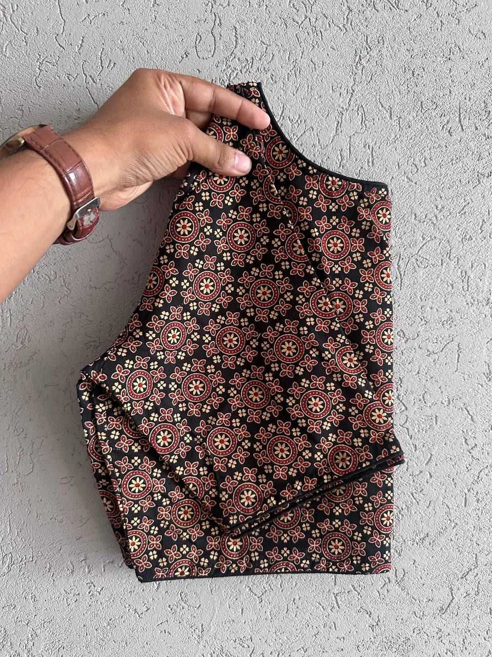 Ynf Cotton KESH426 6060 (06) Readymade Blouses Festive Collections Wholesale Printed Blouse Cotton Blouse Fashion Blouse Manufacturer- Kapda Export