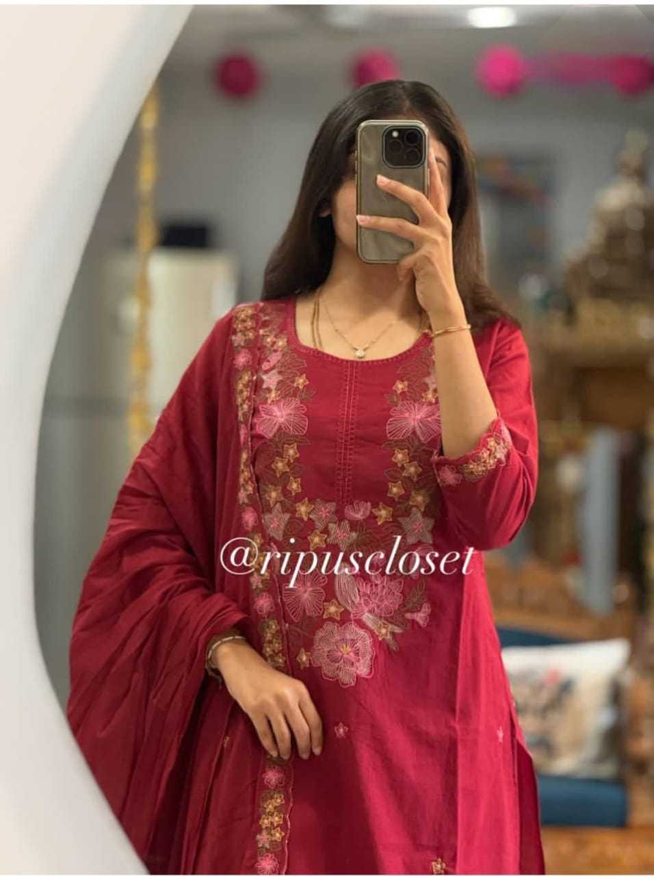 Ynf Cotton KESH536 ALAK Kurti Wholesale Festive Kurtis Embroidered Kurtis Straight Kurtis Manufacturer- Kapda Export