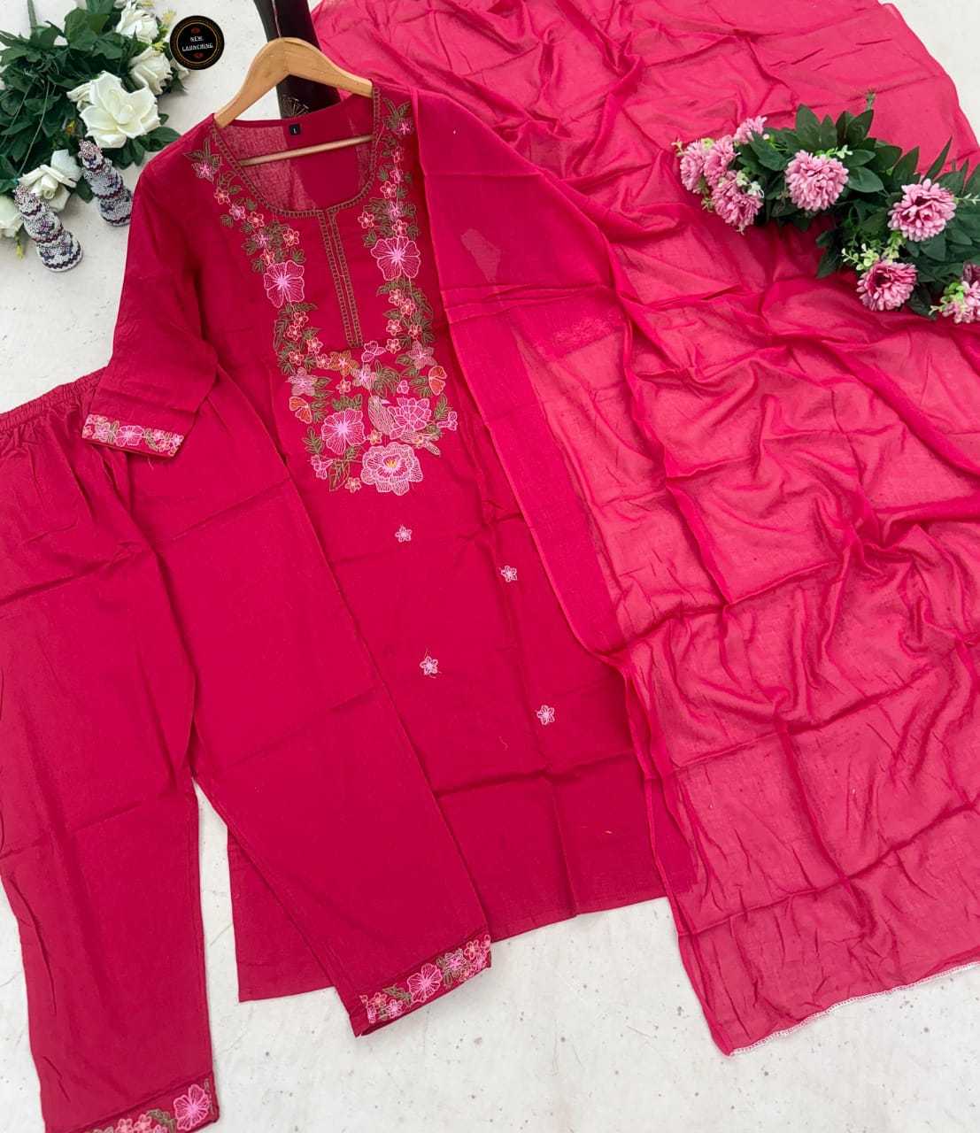 Ynf Cotton KESH536 ALAK Kurti Wholesale Festive Kurtis Embroidered Kurtis Straight Kurtis Manufacturer- Kapda Export