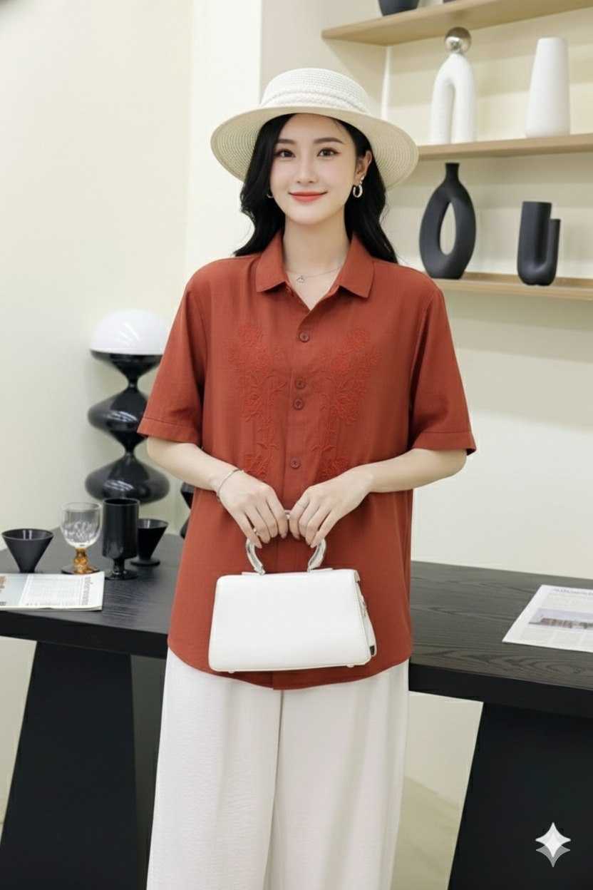 Ynf Cotton KESH559 1017 Western Wears Wholesale Women Shirts Manufacturer- Kapda Export