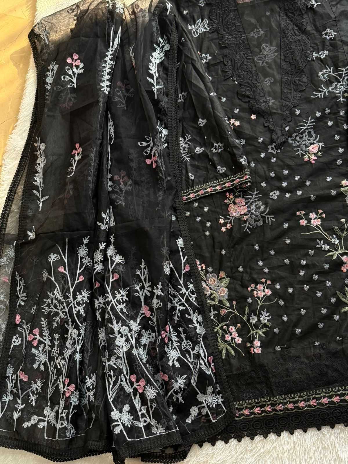 Ynf Cotton KESH586 MEHBOOB 1800 Kurti Wholesale Long Kurtis Cotton Kurtis Embroidered Kurtis Manufacturer- Kapda Export