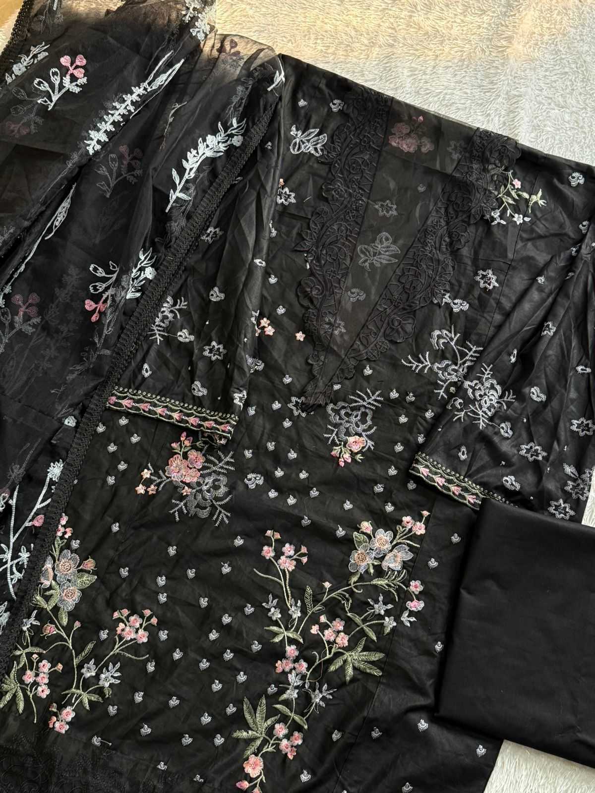 Ynf Cotton KESH586 MEHBOOB 1800 Kurti Wholesale Long Kurtis Cotton Kurtis Embroidered Kurtis Manufacturer- Kapda Export