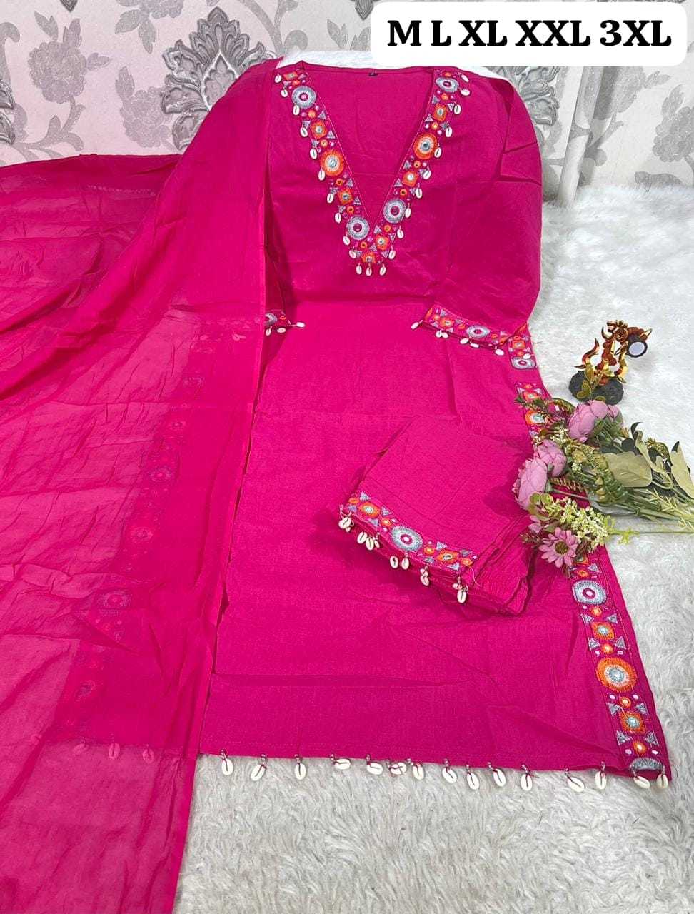 Ynf Cotton KESH594 KARVACHOTH Suits & Dresses Festive Collections Wholesale Cotton Suits Pink Salwar Suit Diwali Collections Manufacturer- Kapda Export