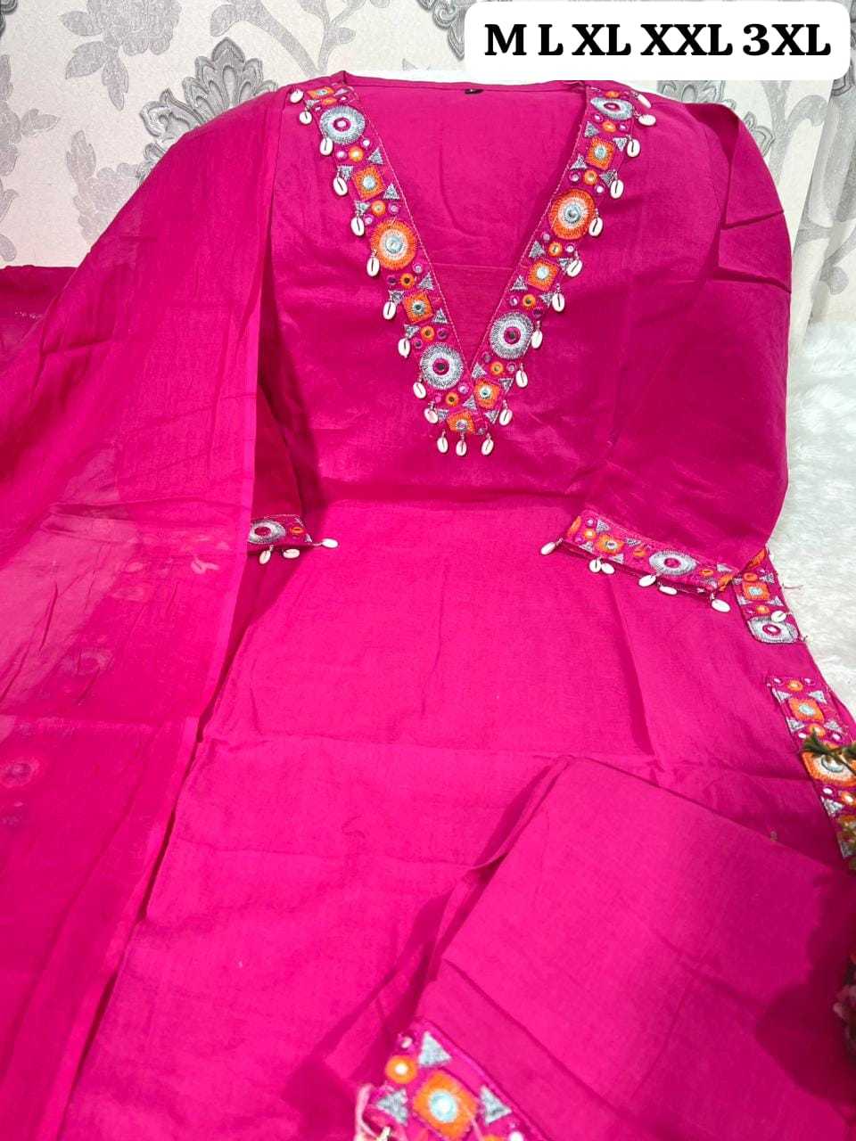 Ynf Cotton KESH594 KARVACHOTH Suits & Dresses Festive Collections Wholesale Cotton Suits Pink Salwar Suit Diwali Collections Manufacturer- Kapda Export