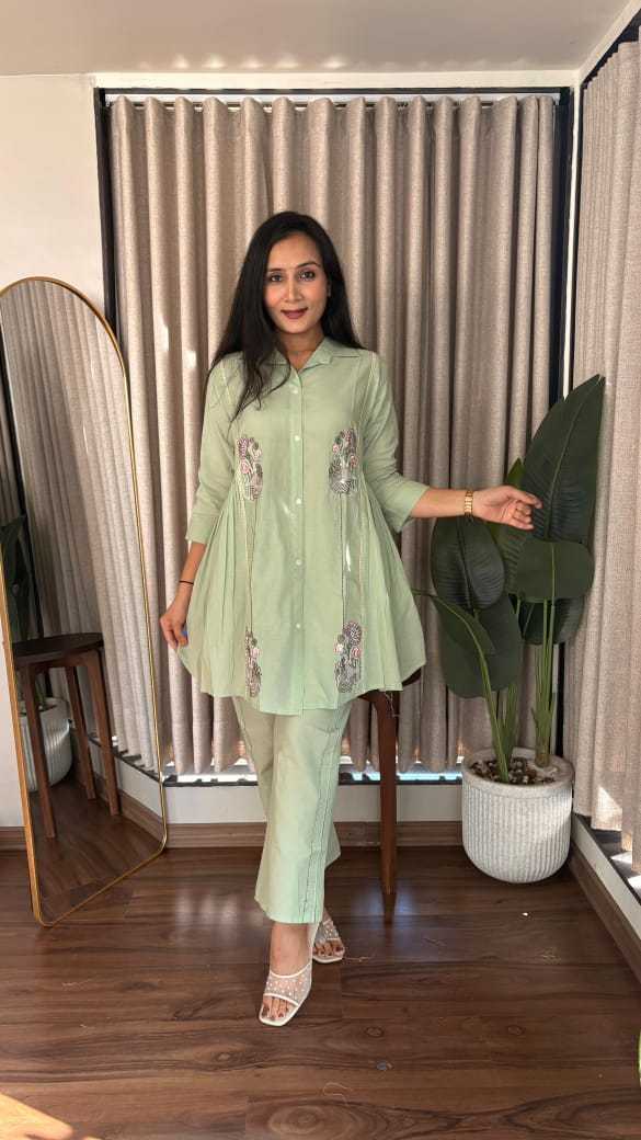 Ynf Cotton KESH623 106 Suits & Dresses Western Wears Festive Collections Wholesale Co-ord Set Embroidered Dresses Cotton Dresses Manufacturer- Kapda Export