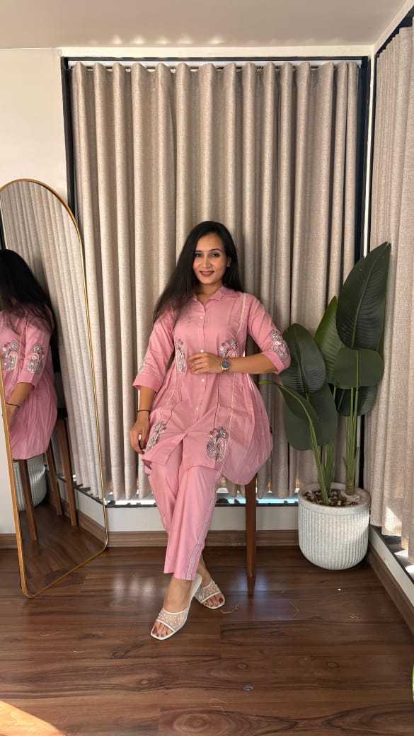 Ynf Cotton KESH623 106 Suits & Dresses Western Wears Festive Collections Wholesale Co-ord Set Embroidered Dresses Cotton Dresses Manufacturer- Kapda Export