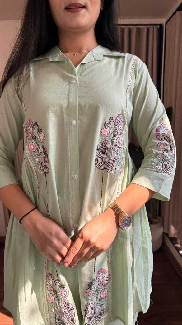 Ynf Cotton KESH623 106 Suits & Dresses Western Wears Festive Collections Wholesale Co-ord Set Embroidered Dresses Cotton Dresses Manufacturer- Kapda Export