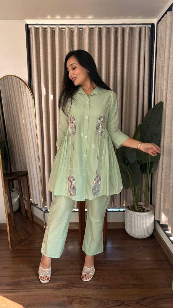 Ynf Cotton KESH623 106 Suits & Dresses Western Wears Festive Collections Wholesale Co-ord Set Embroidered Dresses Cotton Dresses Manufacturer- Kapda Export