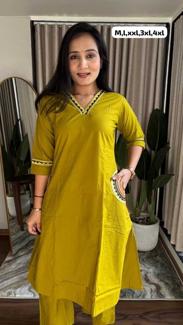 Ynf Cotton KESH623 116 Kurti Festive Collections Plus Size Collections Wholesale Kurtis With Bottom A-Line Kurtis Kurtis With Pockets Manufacturer- Kapda Export