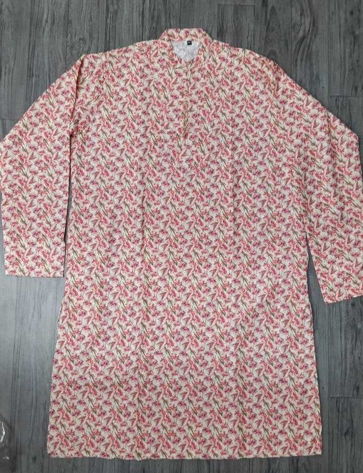 Ynf Cotton KESH650 Lucknavi Mens Wear Wholesale Mens Kurtas Mens Kurta Pyjama Men Cotton Kurta Manufacturer- Kapda Export