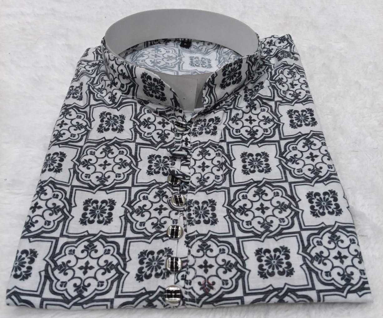 Ynf Cotton KESH650 PURE LINEN Mens Wear Wholesale Mens Kurtas Men Cotton Kurta Men Short Kurta Manufacturer- Kapda Export