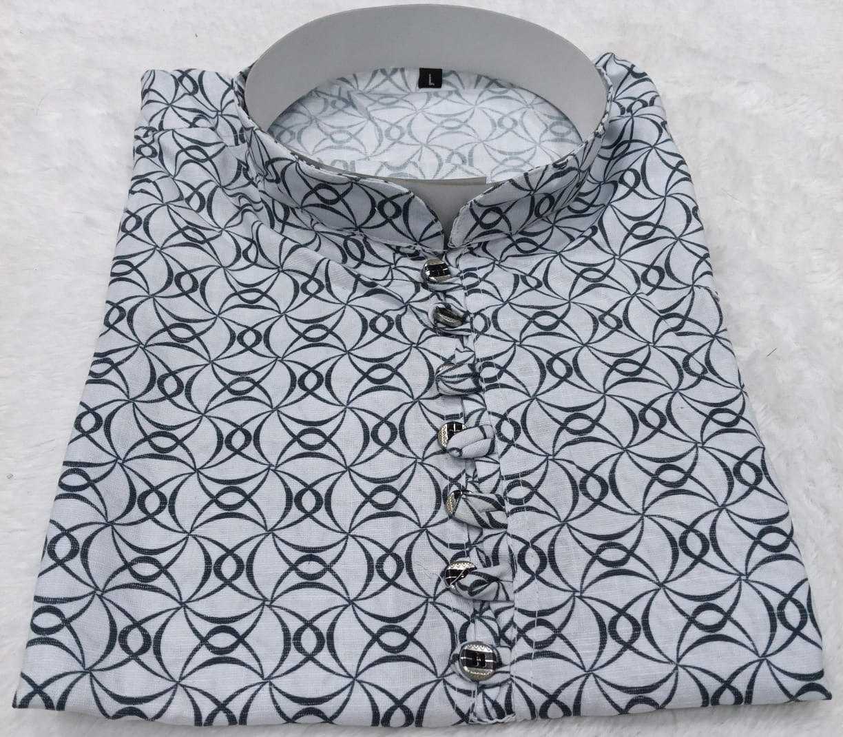 Ynf Cotton KESH650 PURE LINEN Mens Wear Wholesale Mens Kurtas Men Cotton Kurta Men Short Kurta Manufacturer- Kapda Export