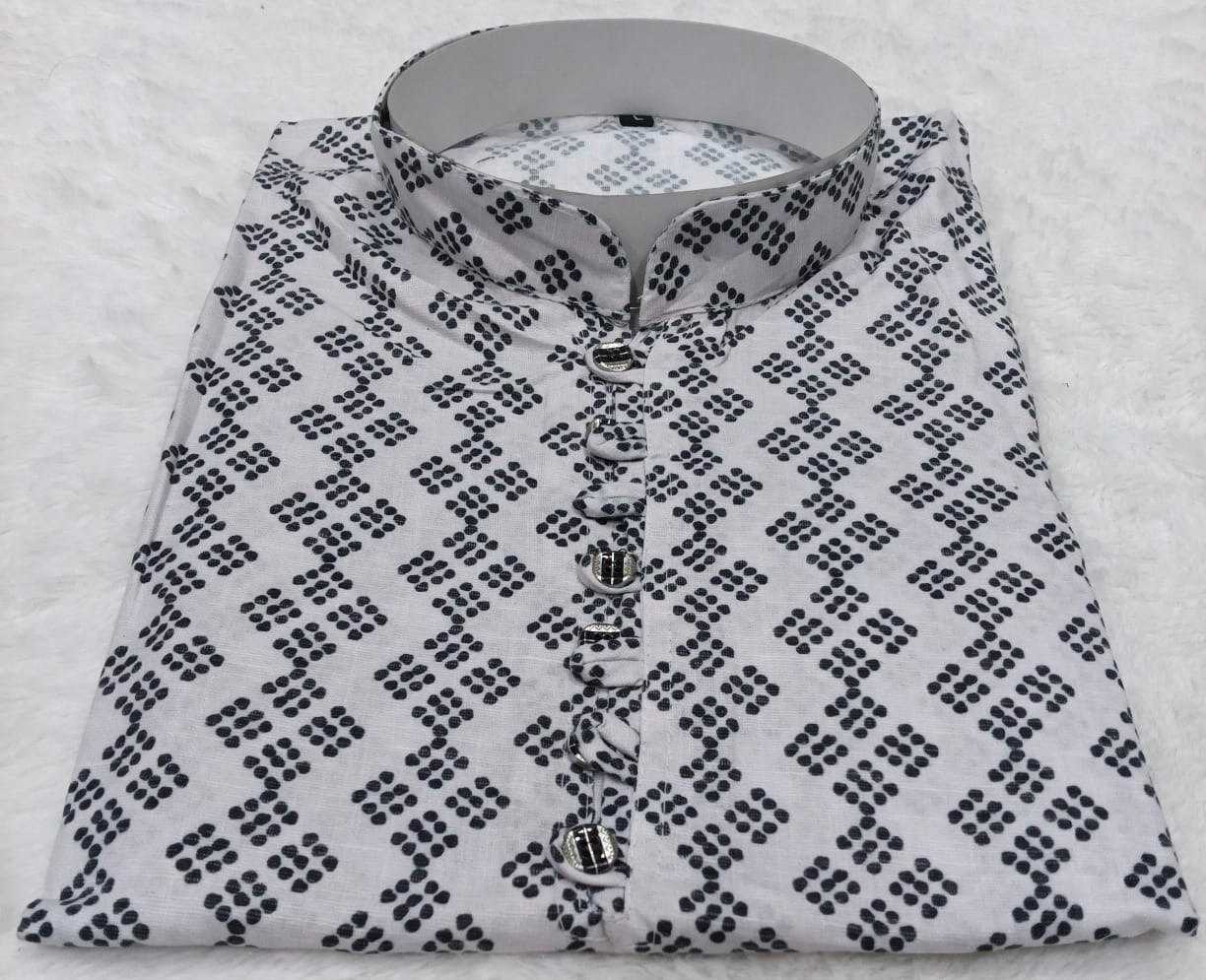 Ynf Cotton KESH650 PURE LINEN Mens Wear Wholesale Mens Kurtas Men Cotton Kurta Men Short Kurta Manufacturer- Kapda Export
