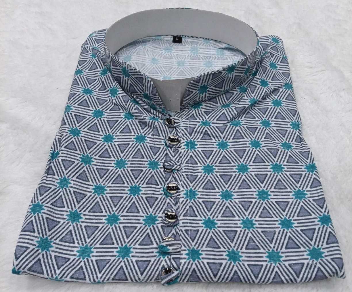 Ynf Cotton KESH650 PURE LINEN Mens Wear Wholesale Mens Kurtas Men Cotton Kurta Men Short Kurta Manufacturer- Kapda Export