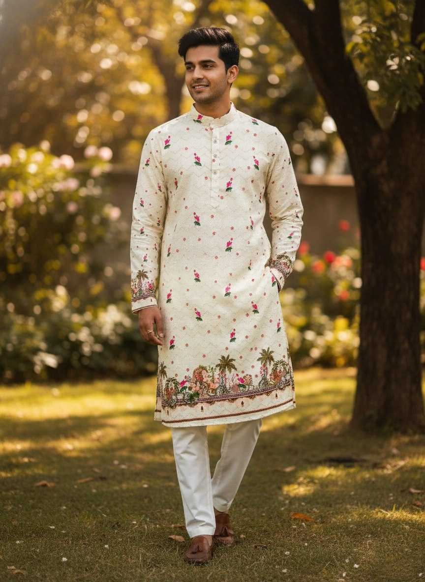 Ynf Cotton KESH659 KILLER3 Mens Wear Wholesale Men Cotton Kurta Men Wedding kurta Designer Ethnic Set Manufacturer- Kapda Export