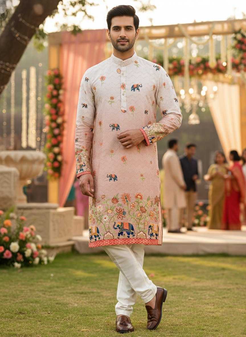 Ynf Cotton KESH659 KILLER3 Mens Wear Wholesale Men Cotton Kurta Men Wedding kurta Designer Ethnic Set Manufacturer- Kapda Export