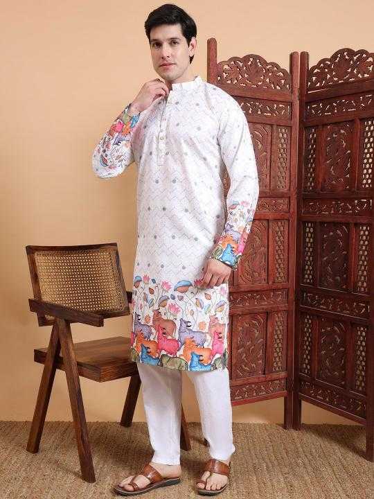 Ynf Cotton KESH659 KILLER3 Mens Wear Wholesale Mens Kurtas Mens Kurta Pyjama Men Cotton Kurta Manufacturer- Kapda Export