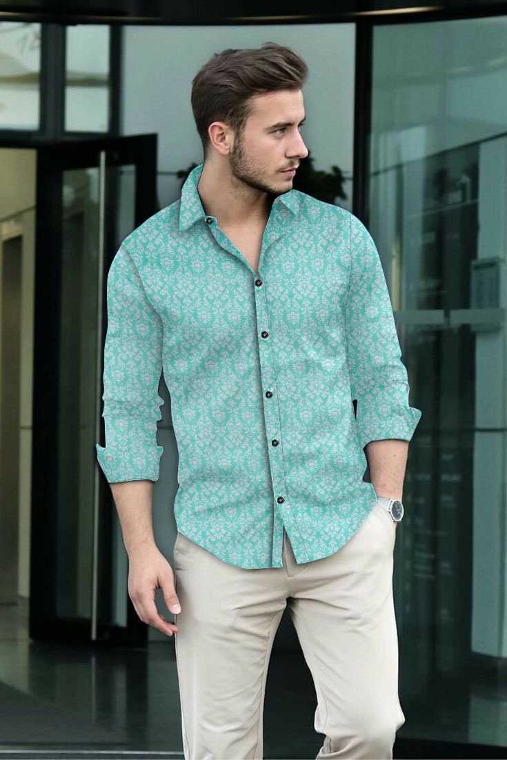 Ynf Cotton KESH662 ST46 Mens Wear Wholesale Casual Wear Mens Shirt Indo Western Manufacturer- Kapda Export