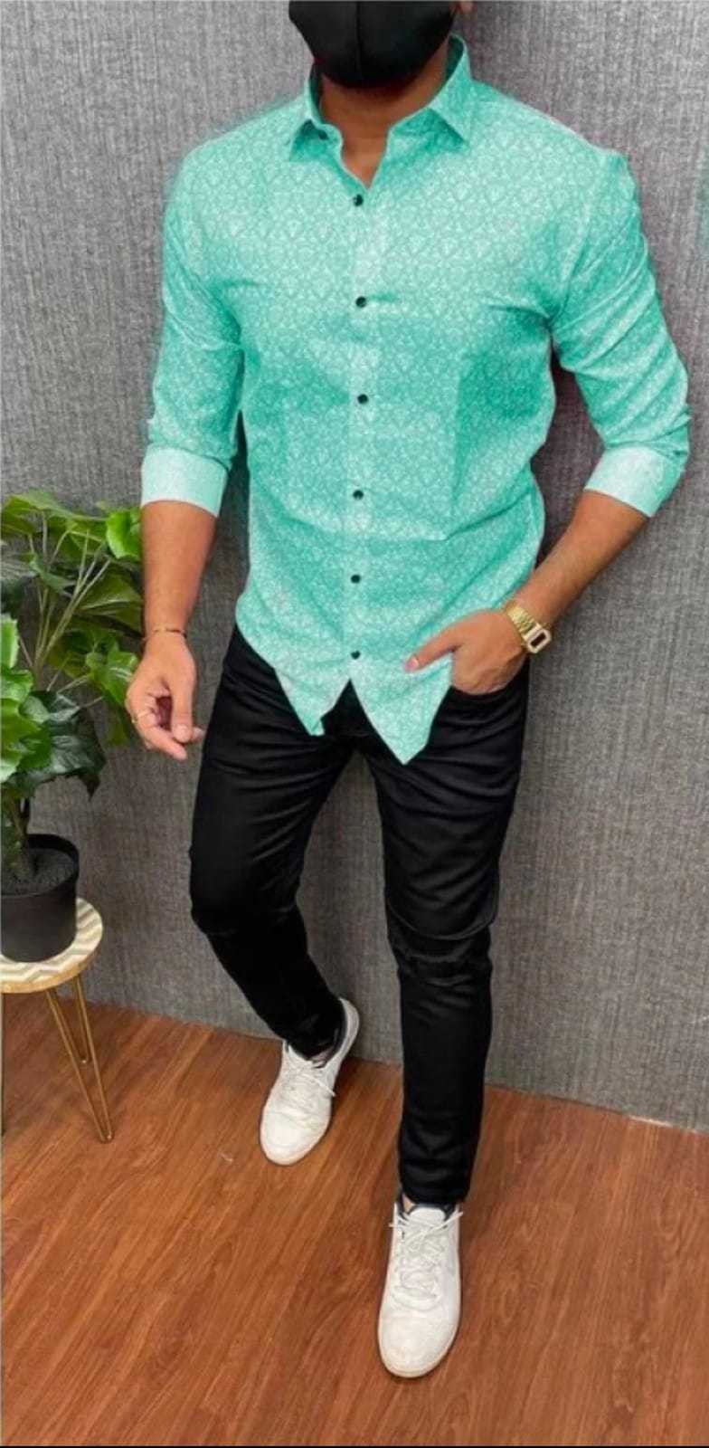 Ynf Cotton KESH662 ST46 Mens Wear Wholesale Casual Wear Mens Shirt Indo Western Manufacturer- Kapda Export