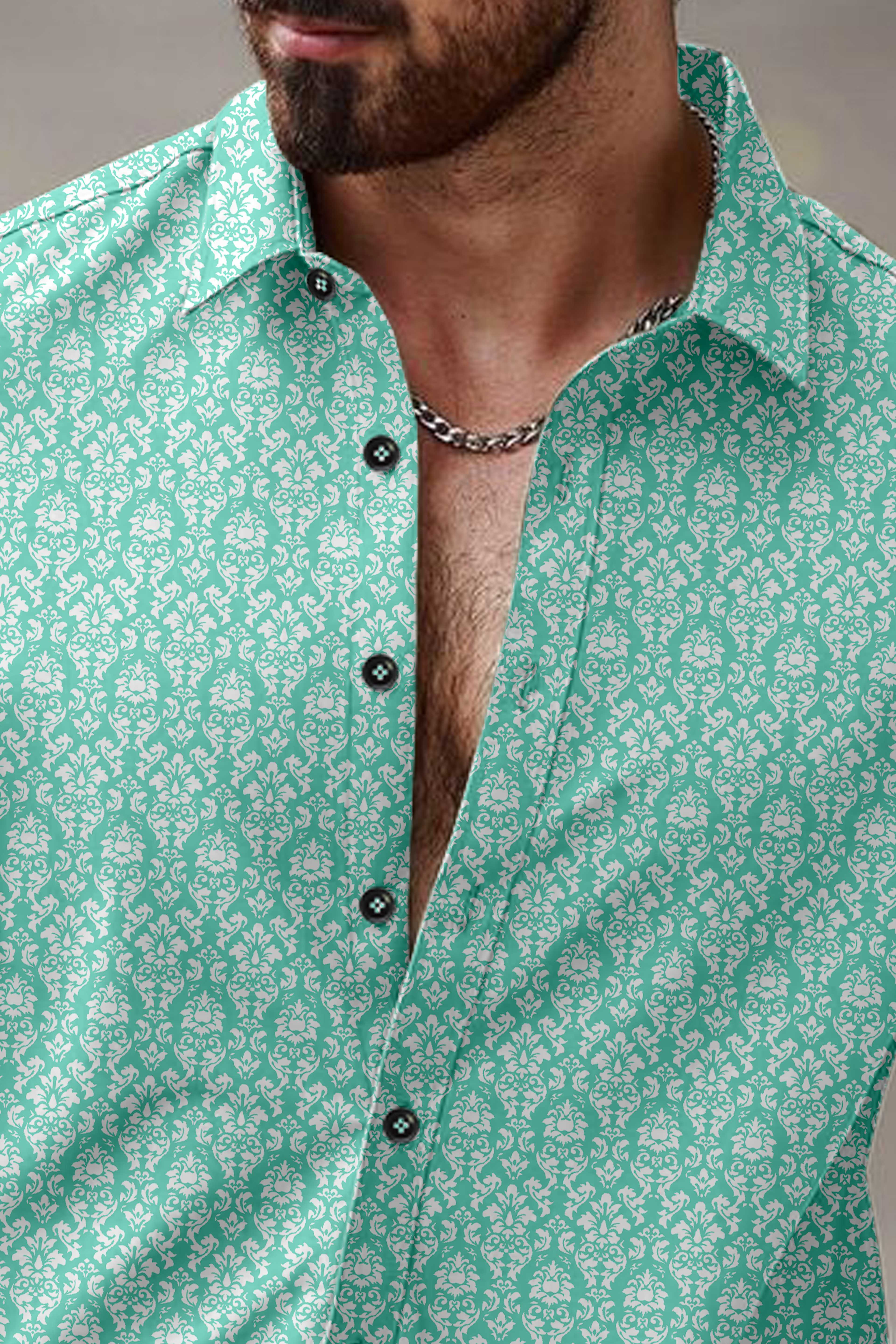 Ynf Cotton KESH662 ST46 Mens Wear Wholesale Casual Wear Mens Shirt Indo Western Manufacturer- Kapda Export