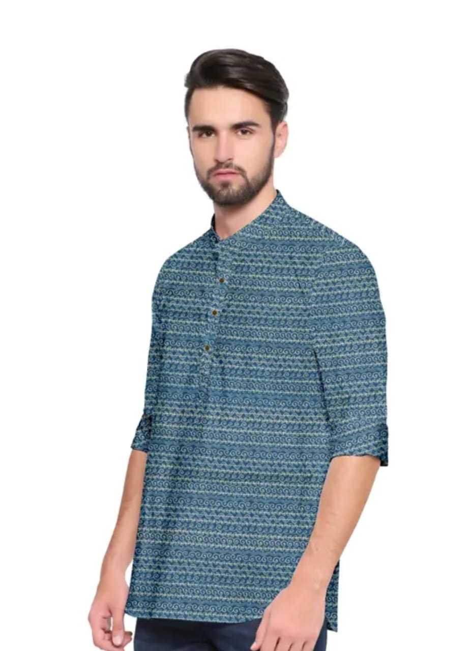 Ynf Cotton KESH662 ST49 Mens Wear Wholesale Casual Wear Mens Shirt Mens Printed Shirts Manufacturer- Kapda Export
